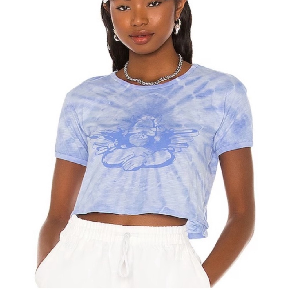 blue boys lie crop top